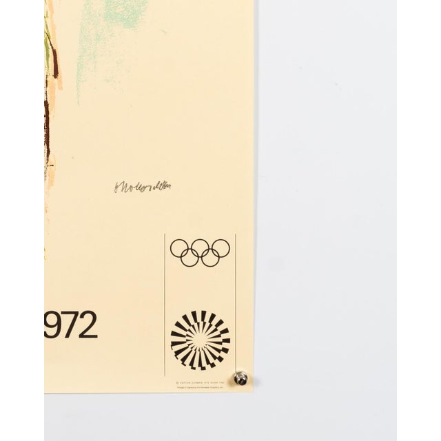 Beige Olympia Serigraph Poster by Oskar Kokoschka, 1972 For Sale - Image 8 of 9