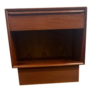 1960s Mid-Century Norwegian Modern Teak Nightstand by Westnofa For Sale