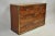 Antique English 4 Drawer Brass Banded Burr Walnut Campaign Chest Dresser For Sale - Image 12 of 15