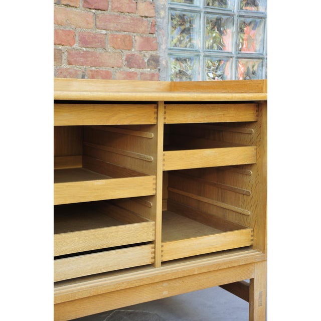 Vintage Danish Oak Sideboard by Ilse & Ove Rix for Uldum Møbelfabrik For Sale - Image 5 of 17
