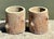 Enhance your outdoor sanctuary with this charming pair of vintage faux bois concrete planters. Designed to mimic the...
