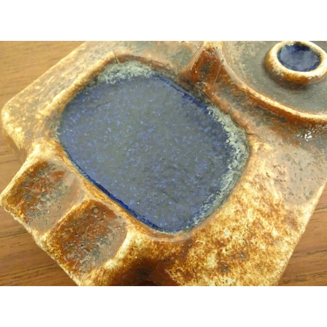 1970s Ceramic Owl Ashtray from Buchtal, 1970s For Sale - Image 5 of 16