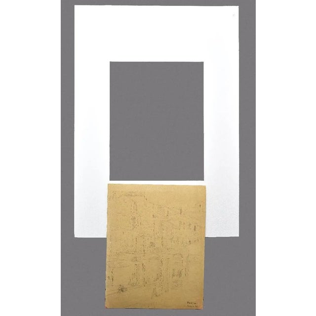 Architecture - Pen on Paper - 1946 For Sale - Image 3 of 4