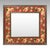 Boasting a captivating and painterly presence, this large square-format wall mirror is a gorgeous nod to rustic hand-...