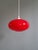 Vintage Red Opaline Glass Pendant Light, 1960s For Sale - Image 11 of 11