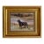 Not Yet Made - Made To Order Labrador Retriever With Duck Oil Painting Print on Canvas in Antiqued Gold Frame- a 5" X 6" Framed to a 8-1/2" X 9-1/2" For Sale - Image 5 of 5