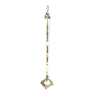 Brass & Onyx Floor Lamp