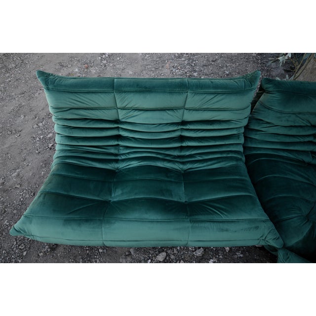 Mid-Century Modern Togo Sofa Set by Michel Ducaroy for Ligne Roset, Set of 5 For Sale - Image 3 of 14