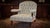 Buttoned Lounge Chair in Ticking Fabric from Howard & Sons For Sale - Image 6 of 18