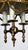 Gold Vintage French Bouilette Brass and Metal Shade Chandelier, 1940s For Sale - Image 8 of 15