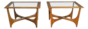 Mid 20th Century Pair of End Tables by Lane Furniture - 2 Pieces