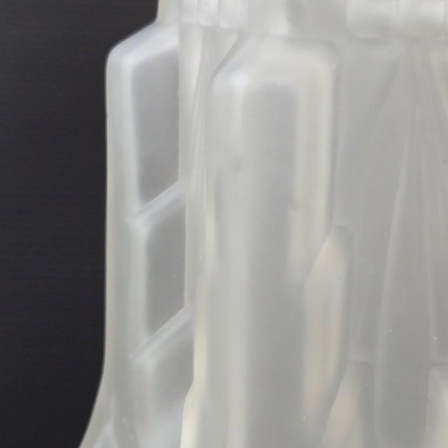 Vintage Art Deco Lampshade in Opaque Glass, 1920s For Sale - Image 8 of 16