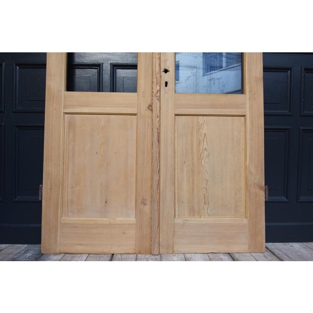 Antique Double Door in Pine, 1890s For Sale - Image 6 of 18