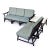 7-Piece John Wisner for Ficks Reed Far Horizons Rattan Modular Sofa Group For Sale - Image 6 of 12