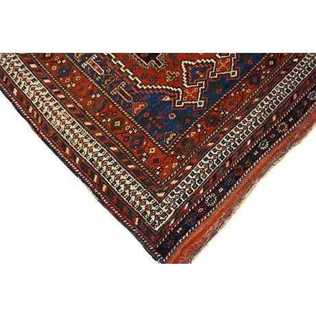 1930s Antique Persian Afshar Rug For Sale - Image 5 of 12