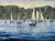 Small original oil painting by American artist, Jonathan McPhillips. Masterfully and beautifully rendered coastal scene of...