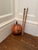 Pumpkin Vintage Metal Pumpkin Head Lantern on Wooden Pole For Sale - Image 8 of 12