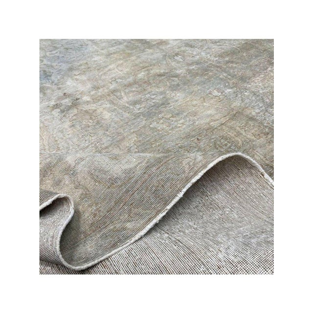 Traditional 1940s Old Persian Tabriz Area Rug 7x12 For Sale - Image 3 of 10