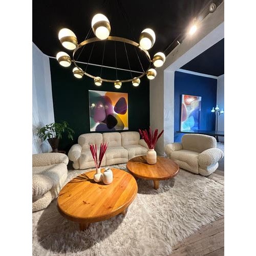 Circular Ceiling Lamp, 1980s For Sale - Image 3 of 7