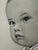Original graphite pencil drawing by American artist and illustrator Theodore E. Schrock (1879–1952), depicting a close-up...