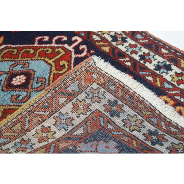 Textile Vintage Ardebil Rug 3'3'' x 4'10'' For Sale - Image 7 of 11