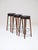 Black Vintage Danish Barstools in Rosewood and Chrome by Hugo Frandsen for Spøttrup, 1960s, Set of 5 For Sale - Image 8 of 10