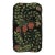 Antique Hooked Runner With Striking Flowers & Vinery in Red & Green - Rug & Kilim For Sale