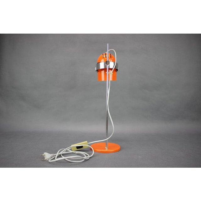 Mid-Century Modern Table Lamp from Stanislav Indra, Czechoslovakia, 1970s For Sale - Image 4 of 12