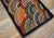 1920s Amazing Multi Color and Geometric Desing Border Antique American Hooked Rug For Sale - Image 5 of 11