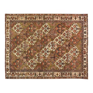 Vintage Turkish Hand Knotted Wool Rug, 5'x6'5'' For Sale