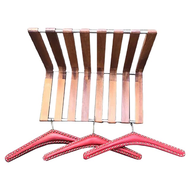 Vintage Danish Teak and Steel Rack For Sale