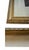 Substantial 40” Tall Framed Christmas Bell Wall Canvas Art With Ornate Gilt Wood Frame & Silk Mat For Sale - Image 10 of 11