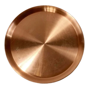 Vintage Large Round Copper Tray