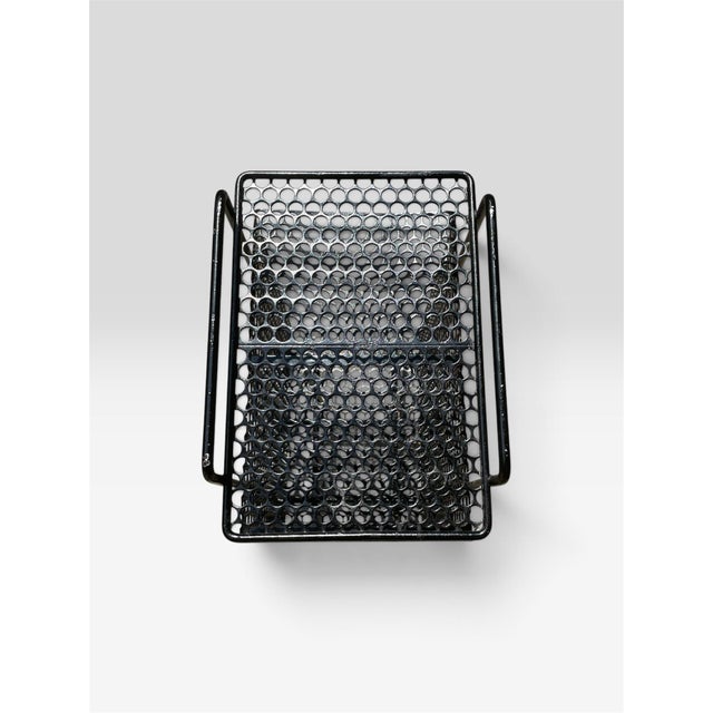 Mid-Century Modern 1950s Midcentury Metal Telephone Stand For Sale - Image 3 of 5