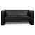 Black Visavis Leather Two-Seater Sofa from Brühl For Sale - Image 8 of 8