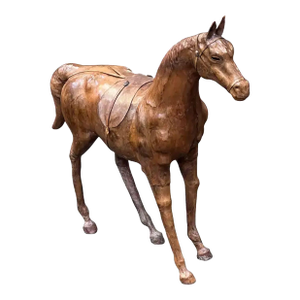 French Leather Horse Model