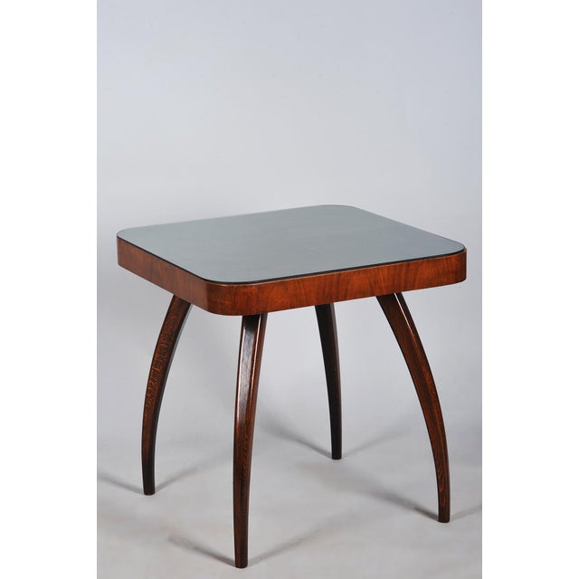 Czech Art Deco H-259 Table in Walnut attributed to J. Halabala for Up Závody, 1940s For Sale - Image 11 of 11