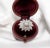 Vintage ring in 18 carat white gold (750 thousandths). It is decorated with brilliant-cut diamonds including a larger one...