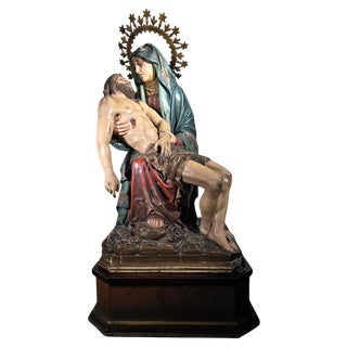 19th Century Sculpture The Pieta, 1800s For Sale