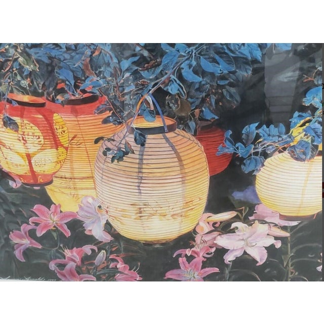 Bring a warm, atmospheric glow to your space with this stunning original watercolor painting by artist Susan Arnold. The...
