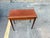 Antique Federal Style Petite Sized Inlaid Flip Top Game Console Table For Sale In Washington DC - Image 6 of 18