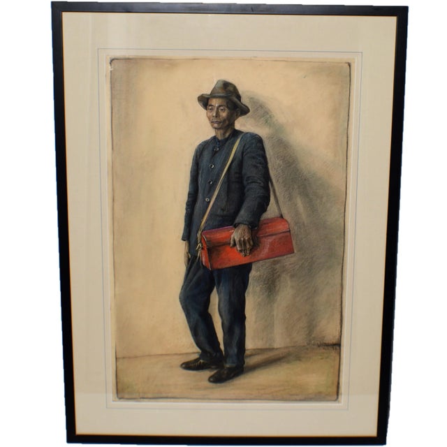 Antique White Waalko Jans Dingemans Drawing For Sale - Image 8 of 8