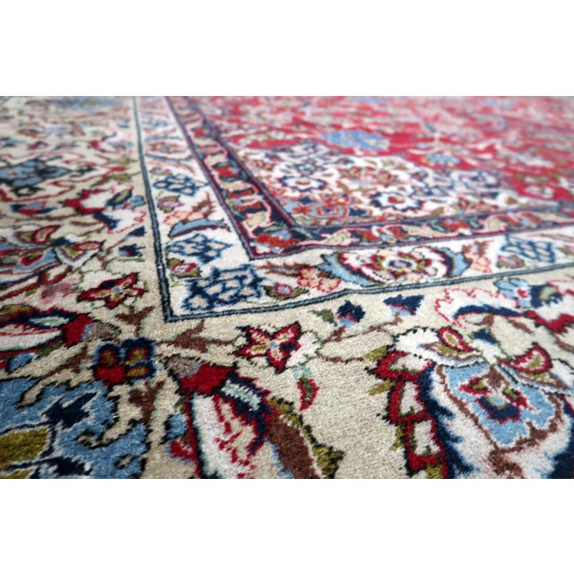 1900s, Antique Persian Tabriz Handmade Rug 10.1' X 13.3' For Sale - Image 4 of 18