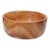 Mid-Century Hand Turned Bowl From Single Piece of Wood With Mid-Century Modern Blonde Wavy Grain For Sale