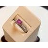 1 Ct Natural Pink Sapphire & 1.25 Ct Diamond Ring in Platinum For Sale - Image 16 of 18