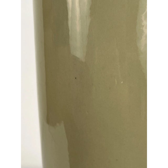 1920's Celadon Porcelain Table Lamp For Sale In Denver - Image 6 of 10