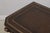 Designer Metal Base Leather Top Console Table For Sale - Image 9 of 18