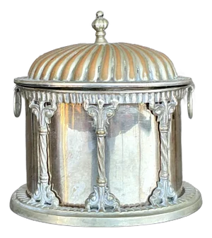 Vintage Regency Plated Biscuit Box