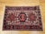 Persian Vintage Heriz Karajeh Rug, Hand-Knotted Wool, Geometric Pattern, Red & Ivory, 2x3 For Sale - Image 3 of 12