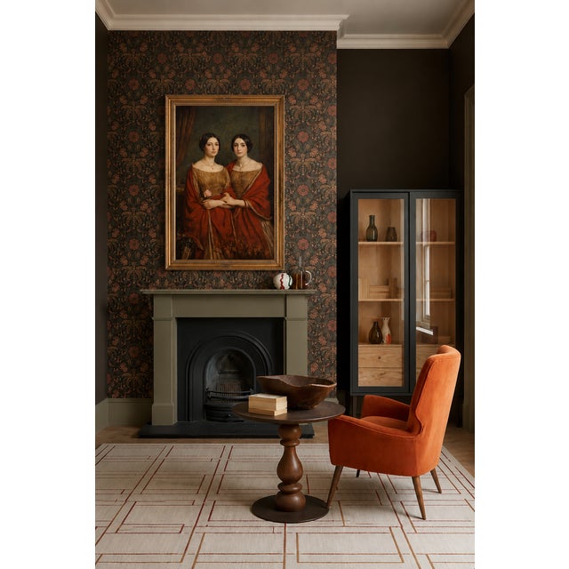 Atelier Aria Lumae the Sisters Unspoken Terracotta and Warm Amber Large Board Print For Sale - Image 13 of 16